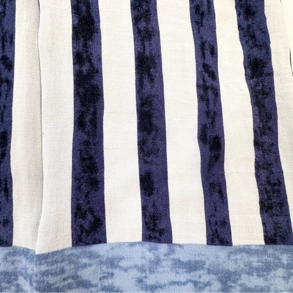 Lulu’s navy blue nautical stripe tank shift mini dress small summer vacation - Picture 6 of 16